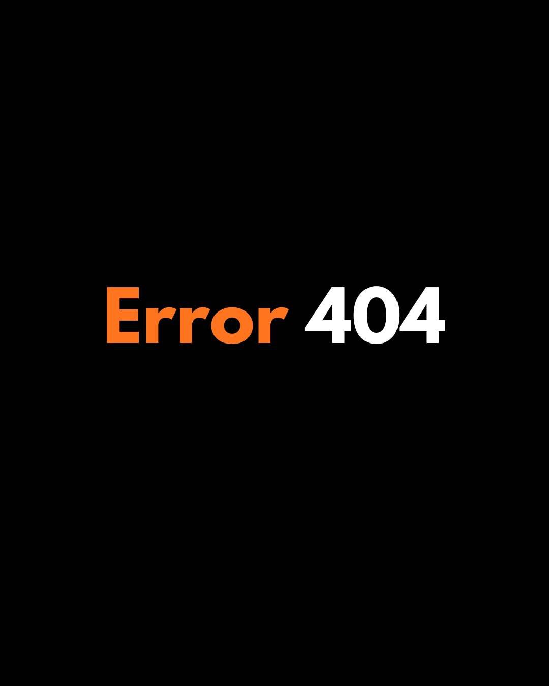 Error 404 con HTML y CSS